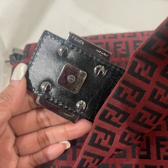 Fendi Zucca Bag, hardly used;comes with a matching black strap. - Picture 3 of 5